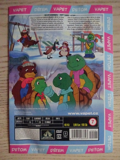 FRANKLIN A ZELENÝ RYTÍŘ, DVD FILM
