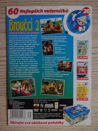 BROUČCI 2, DOBRODRUŽSTVÍ NA PASECE, DVD FILM