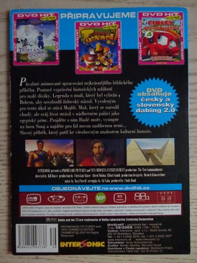 10 PŘIKÁZÁNÍ, DVD FILM