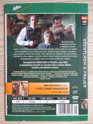 DŽENTLMEN A FRAJER, DVD FILM
