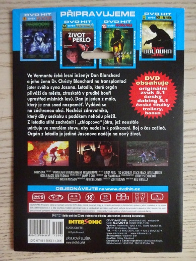 LEDOVÝ ZÁSAH, DVD FILM
