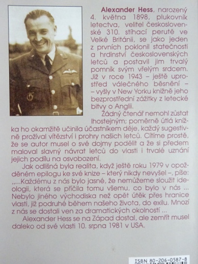BYLI JSME V BITVĚ O ANGLII, STÍHAČI RAF, ALEXANDER HESS, **an