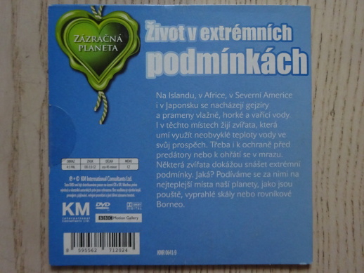 ŽIVOT V EXTRÉMNÍCH PODMÍNKÁCH, DVD DOKUMENT