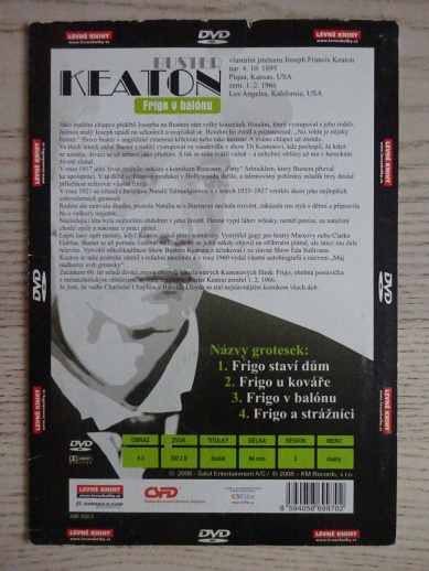 FRIGO V BALÓNU, DVD FILM