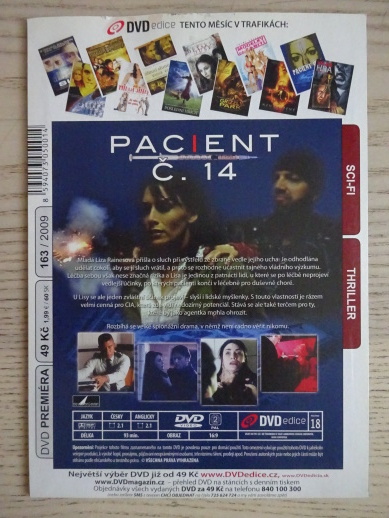 PACIENT Č. 14, DVD FILM