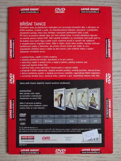 BŘIŠNÍ TANCE PRO UVOLNĚNÍ TĚLA, DVD