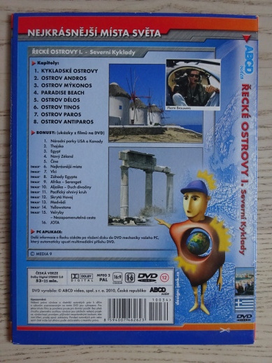 ŘECKÉ OSTROVY I., DVD FILM DOKUMENT