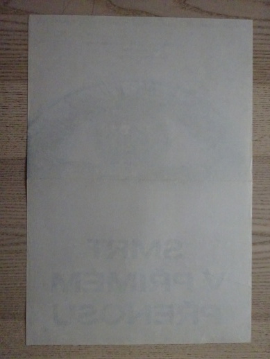 SMRT V PŘÍMÉM PŘENOSU, FILM FR NSR, R: TAVERNIER, H: SCHNEIDER, KEITEL, PLAKÁT 211