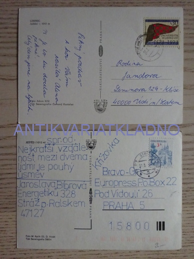 JEŠTĚD, OKRES LIBEREC, 2 KUSY
