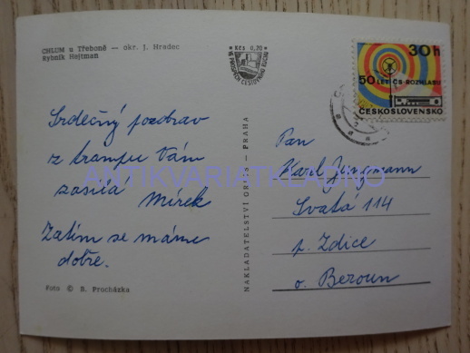 CHLUM U TŘEBONĚ, OKRES JINDŘICHŮV HRADEC