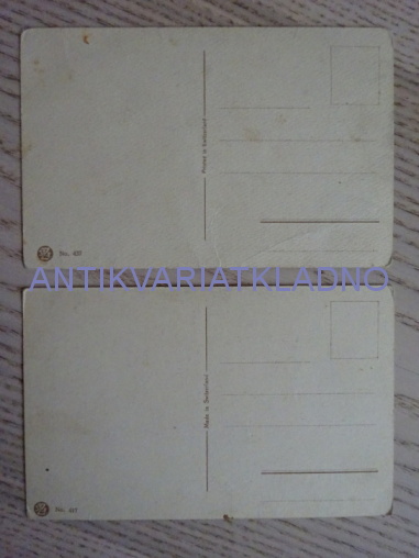 PŘÍRODA, LES, BŘÍZA, POTOK, JETEL, 2 KUSY