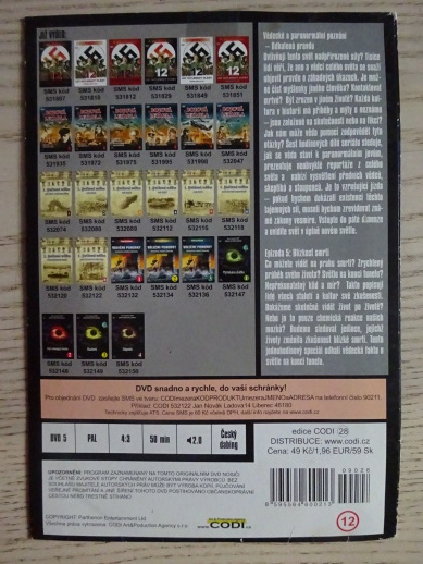 5. DIMENZE, BLÍZKOST SMRTI, DVD FILM