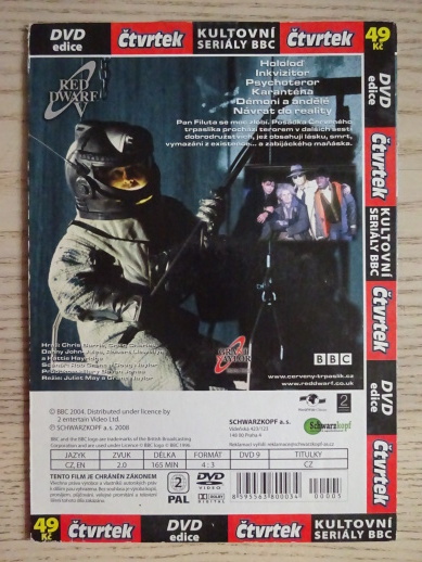 ČERVENÝ TRPASLÍK, 5., RED DWARF V, DVD FILM