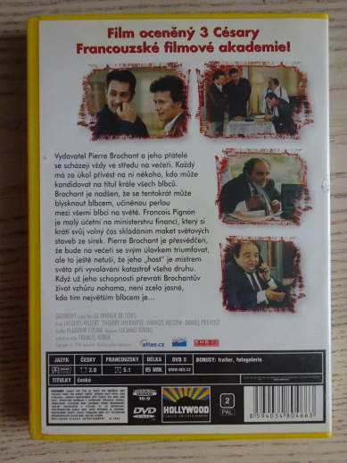 BLBEC K VEČEŘI, DVD FILM 