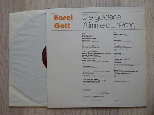 KAREL GOTT, DIE GOLDENE STIMME AUS PRAG, LP