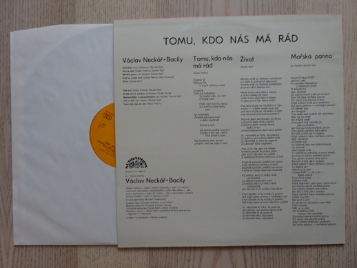 VÁCLAV NECKÁŘ, BACILY, TOMU, KDO NÁS MÁ RÁD, LP
