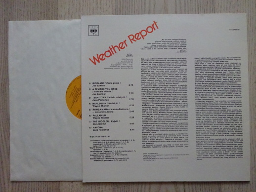 WEATHER REPORT, LP
