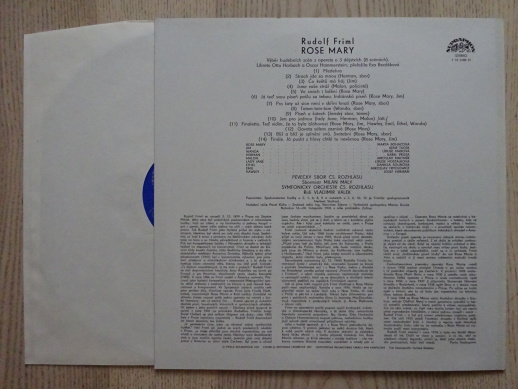 RUDOLF FRIML, ROSE MARY, SCÉNY Z OPERETY, LP