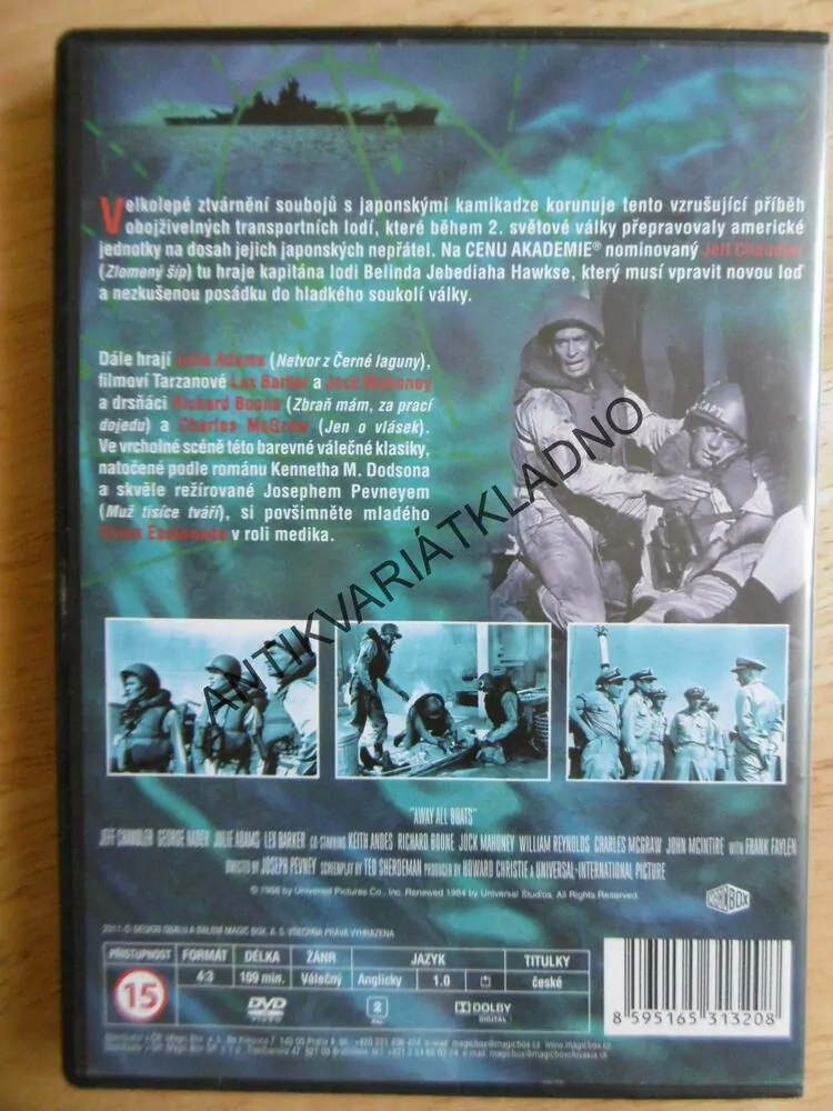VŠECHNY ČLUNY NA VODU, DVD FILM 