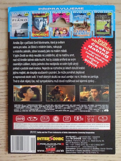 AMÉLIE Z MONTMARTRU, DVD FILM