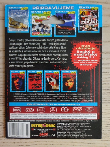 MASOVÍ VRAZI 3, GACY, DVD FILM