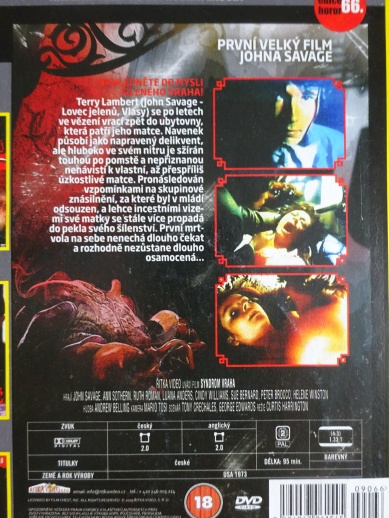 SYNDROM VRAHA, DVD FILM