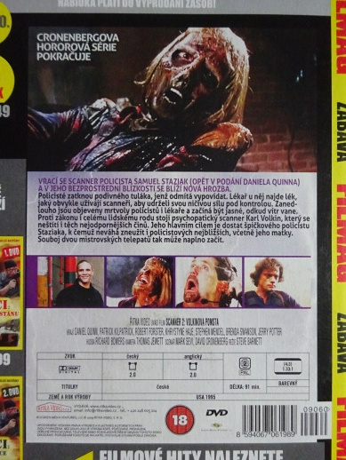 SCANNER 2: VOLKINOVA POMSTA, DVD FILM