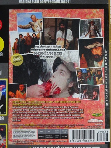 KANIBAL! MUZIKÁL, DVD FILM HOROR