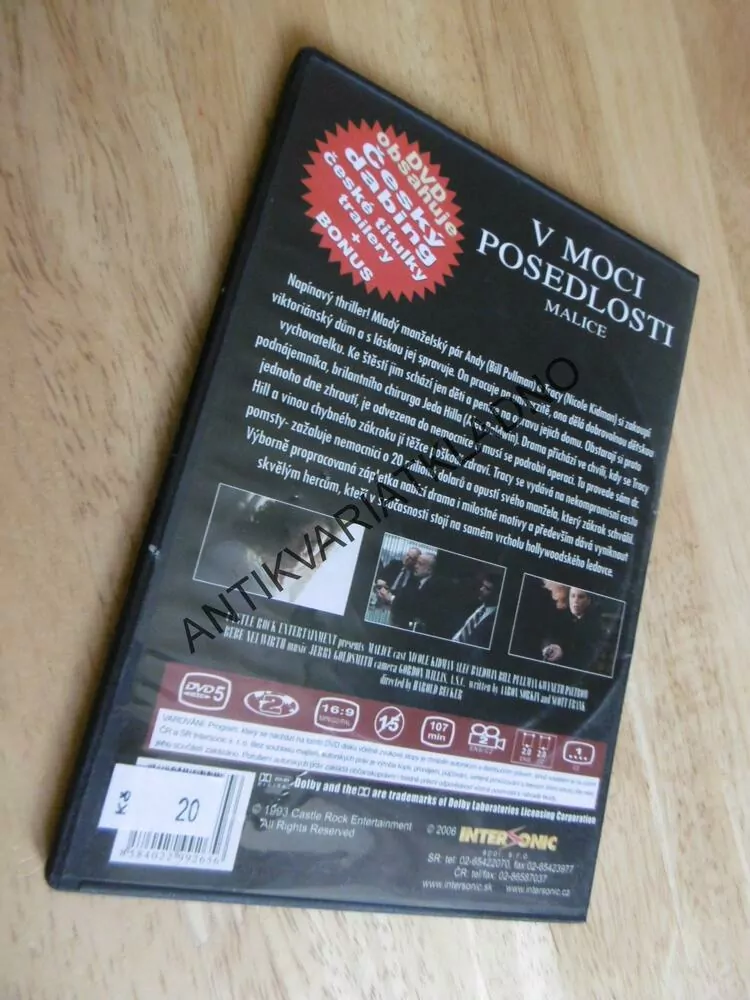 V MOCI POSEDLOSTI, DVD FILM