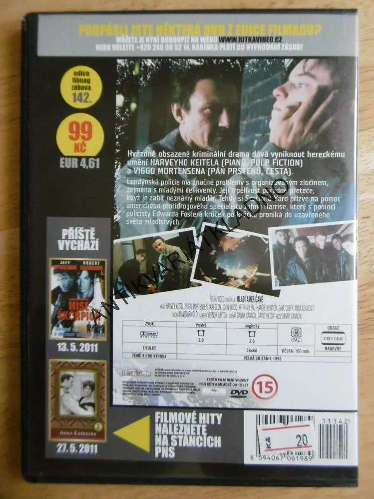 MLADÍ AMERIČANÉ, DVD FILM