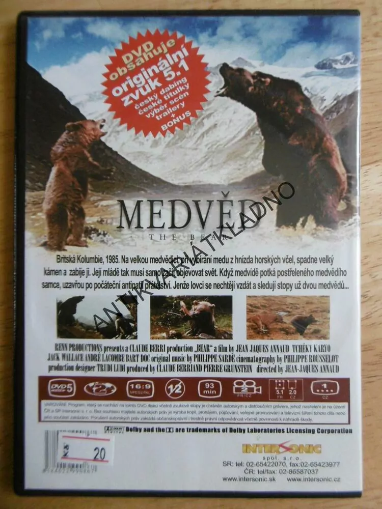 MEDVĚD, DVD FILM
