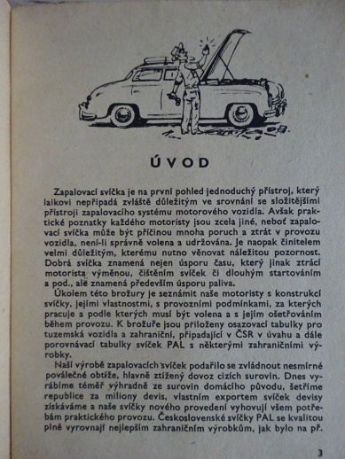 ZAPALOVACÍ SVÍČKY, PŘÍRUČKA PRO MOTORISTY