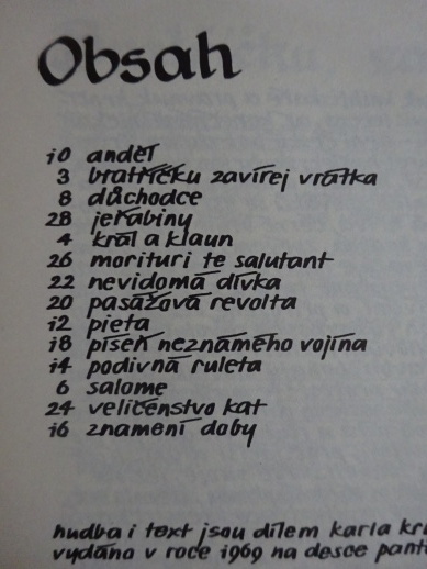 KAREL KRYL, ZPĚVNÍK