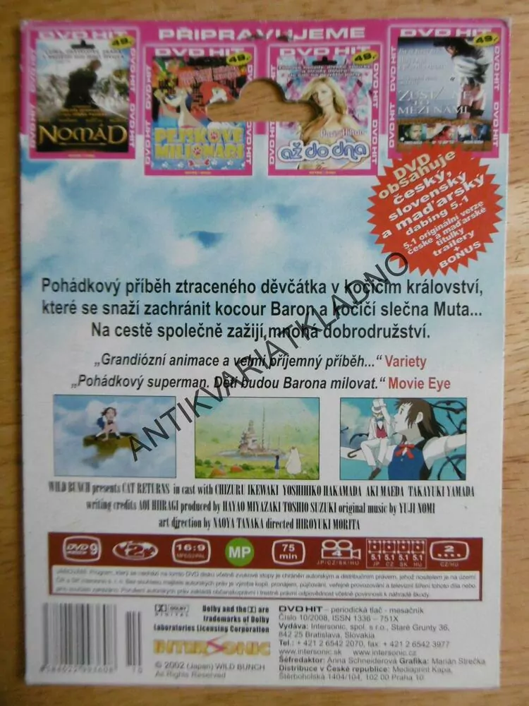 KRÁLOVSTVÍ KOČEK, DVD FILM POHÁDKA