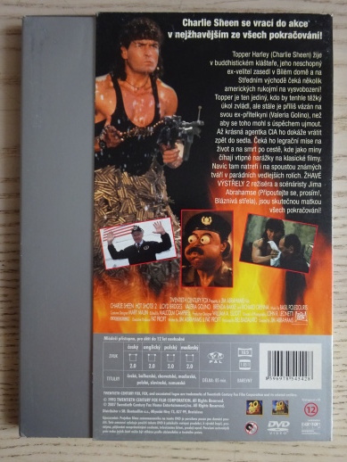 ŽHAVÉ VÝSTŘELY 2, DVD FILM
