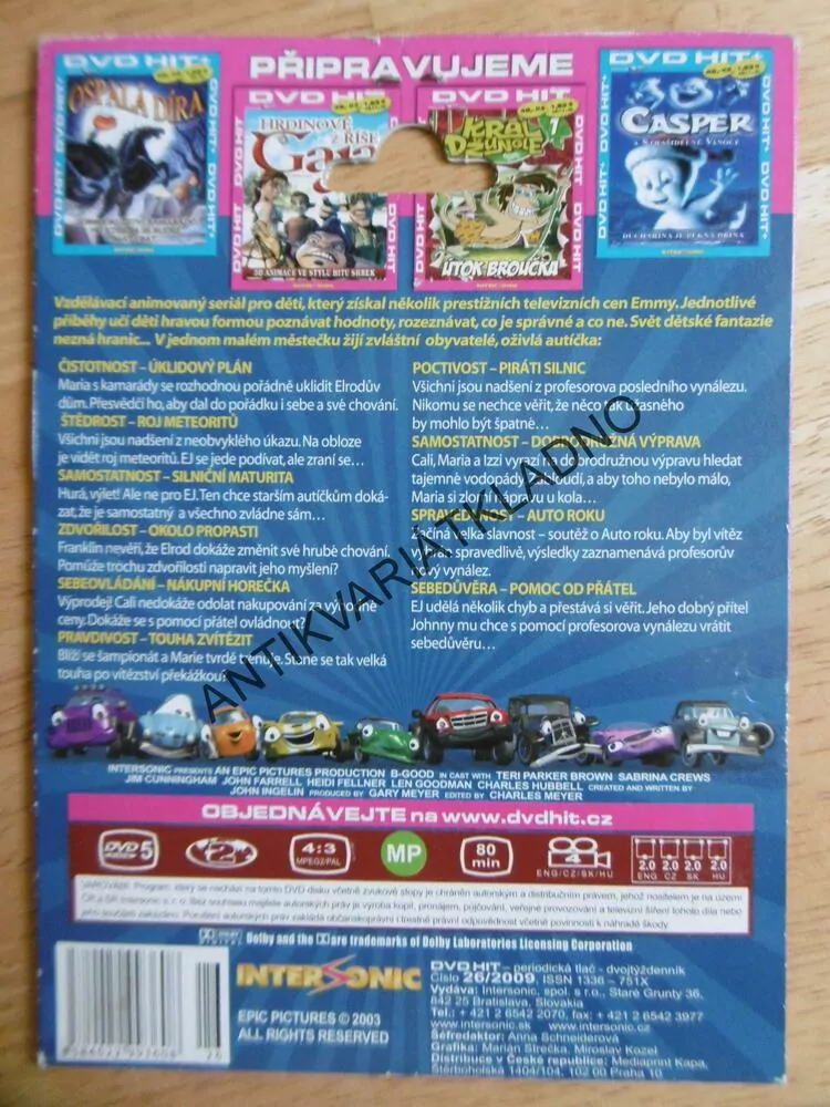AUTÍČKA,4., DVD FILM POHÁDKA