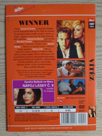 VÍTĚZ, MADSEN, THORNTON, DVD FILM