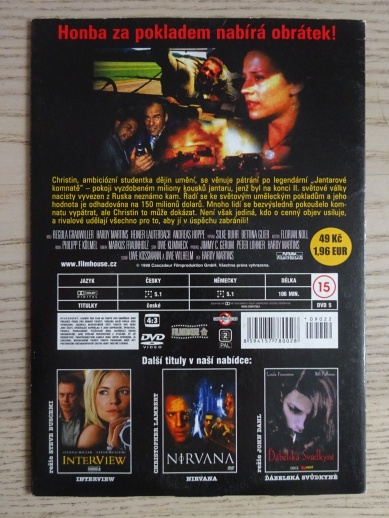 HLEDÁNÍ JANTAROVÉ KOMNATY, DVD FILM