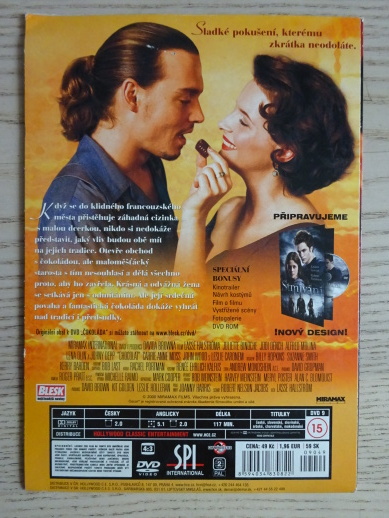 ČOKOLÁDA, DVD FILM