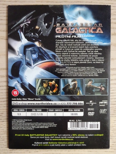 BATTLESTAR GALACTICA, PILOTNÍ FILM, DISK 1, DVD FILM