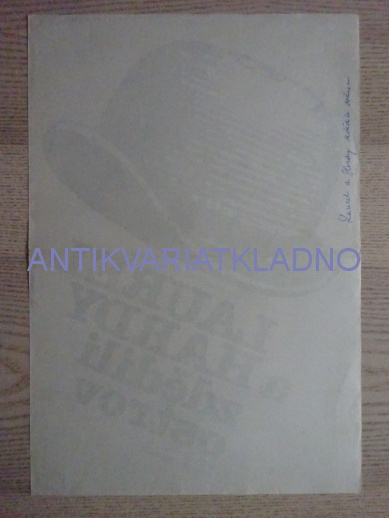 LAUREL A HARDY ZDĚDILI OSTROV, FILM USA, R: JOANNON, PL: ŠUBRT, PLAKÁT 113