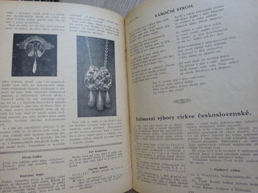 ČESKÝ ZÁPAS, RODINNÝ KALENDÁŘ CÍRKVE ČESKOSLOVENSKÉ NA OBYČEJNÝ ROK 1930, F. POKORNÝ, **an