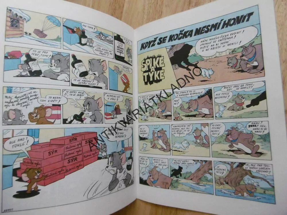 SUPER TOM A JERRY,8/1990, KOMIKS,
