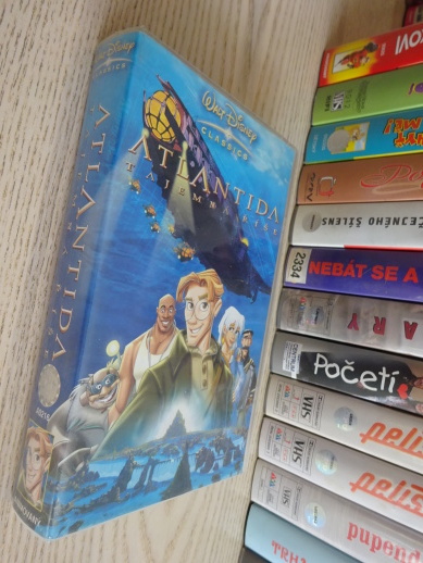 ATLANTIDA: TAJEMNÁ ŘÍŠE, WALT DISNEY, VHS VIDEOKAZETA