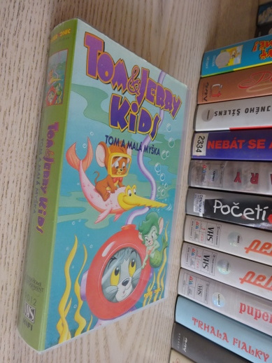TOM & JERRY KIDS, TOM A MALÁ MYŠKA, VHS VIDEOKAZETA