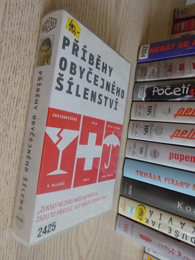 PŘÍBĚHY OBYČEJNÉHO ŠÍLENSTVÍ, IVAN TROJAN, VHS VIDEOKAZETA