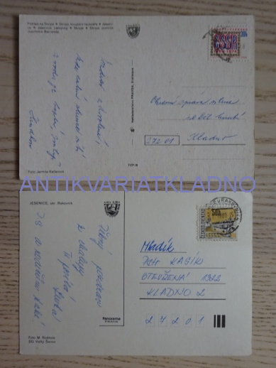 JESENICE - SKRYJE, OKRES RAKOVNÍK, 2 KUSY