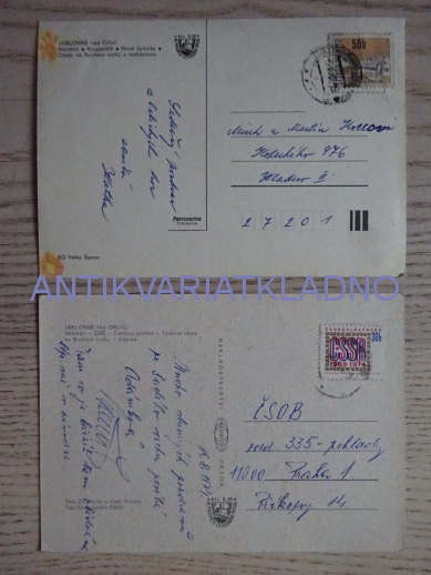 JABLONNÉ NAD ORLICÍ, SUCHÝ VRCH, OKRES ÚSTÍ NAD ORLICÍ, 2 KUSY