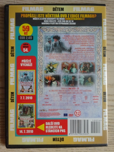 DVANÁCT MĚSÍČKŮ, 1. DVD, DVD FILM