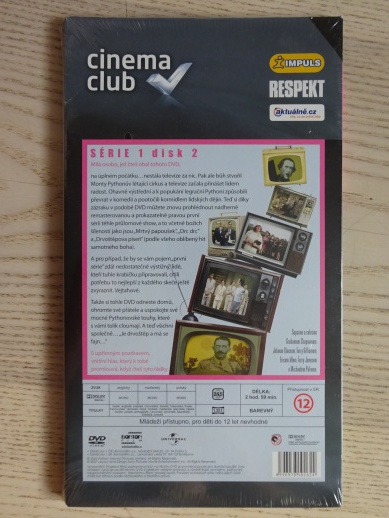 MONTY PYTHONŮV LÉTAJÍCÍ CIRKUS, SÉRIE 1 DISK 2, DVD FILM